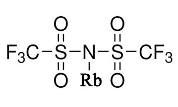 RbTFSI {[Rubidium bis(trifluoromethanesulfonyl)imide], >99.95%} Powder as Electrolyte Additive for Lithium-Ion Battery, 10-50 g/bottle, CLIBEARbTFSI