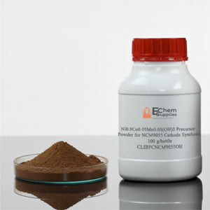 Ni0.9Co0.05Mn0.05(OH)2 Precursor Powder for Polycrystalline NCM9055 Cathode Synthesis, 100-500 g/bottle, CLIBPCNCM9055OH