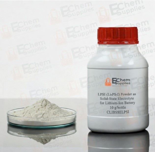 LPSI (Li6PS5I) Powder as Solid-State Electrolyte for Lithium-Ion Battery, 5-10 g/bottle, CLIBSSELPSI6151