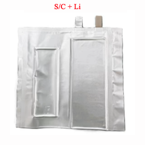 Dry Pouch Cells with S/C + Li for Lithium-Sulfur (Li-S) Battery, 1 pcs/pack, CLSBDPCSCL