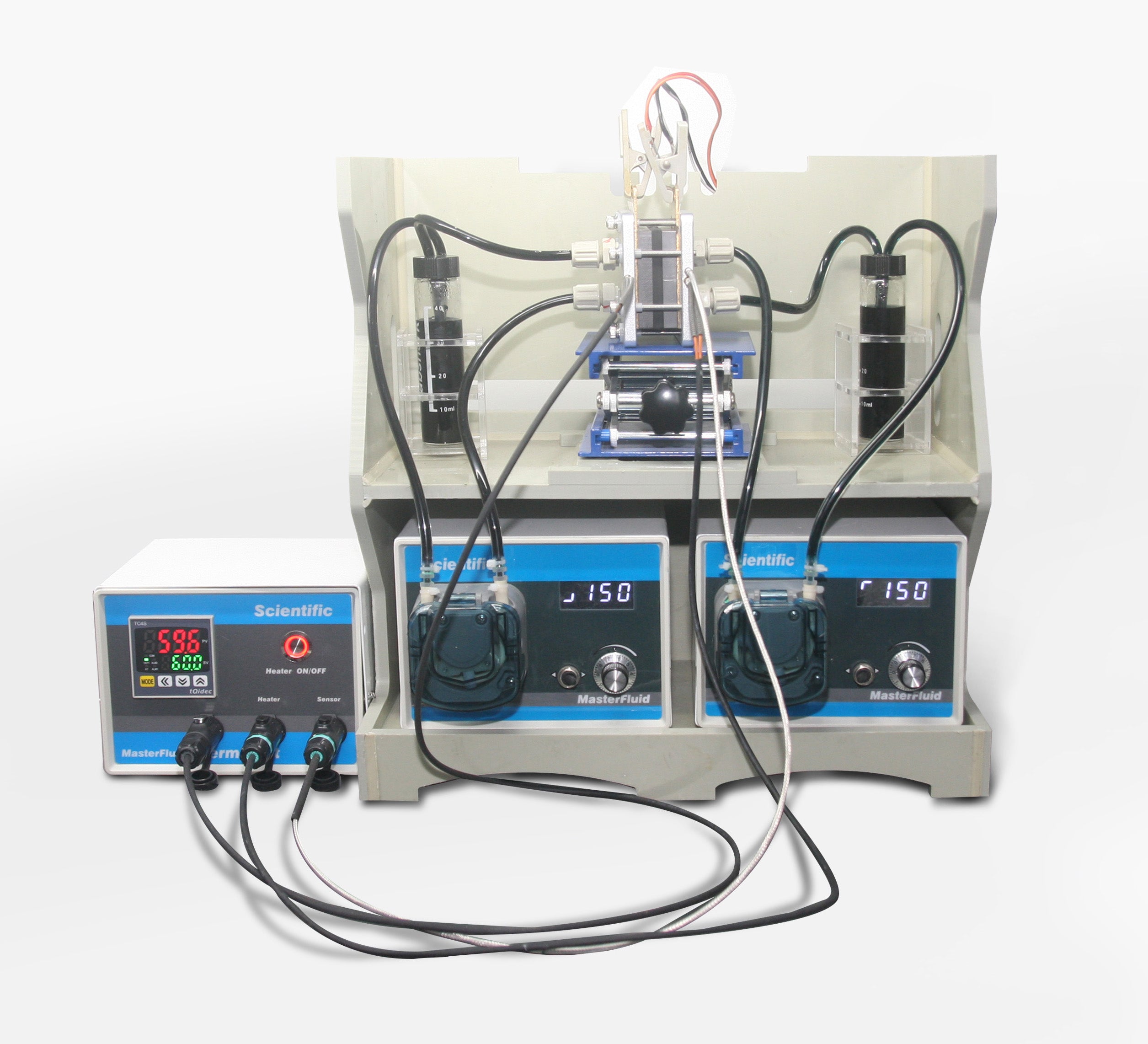 Membrane Electrode Assembly (MEA) Flow Electrolyzer with Serpentine Flow Channels, CMEAFESFC