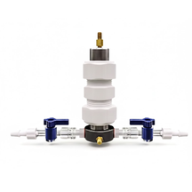 Two-Electrode Swagelok Cell (I.D.= 14, 20 mm) with Gas Inlet/Outlet for Metal-Gas Battery Testing, CMGBT2ESCG