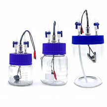 Airtight Jar with Electrical Clip and Gas Inlet/Outlet for Metal-Gas Battery (eg: Li-O2, Li-CO2) & Solid-State Battery Testing, CMGBTAJ