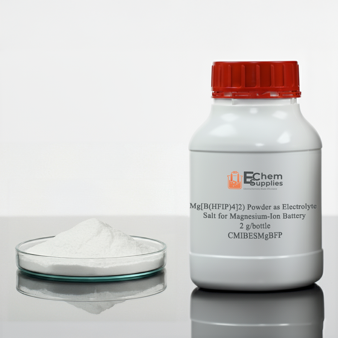 Mg[B(HFIP)4]2 {Magnesium Bis[tetrakis(hexafluoroisopropyloxy)borate]}, 99.9%) Powder as Electrolyte Salt for Magnesium-Ion Battery, 2 g/bottle, CMIBESMgBFP