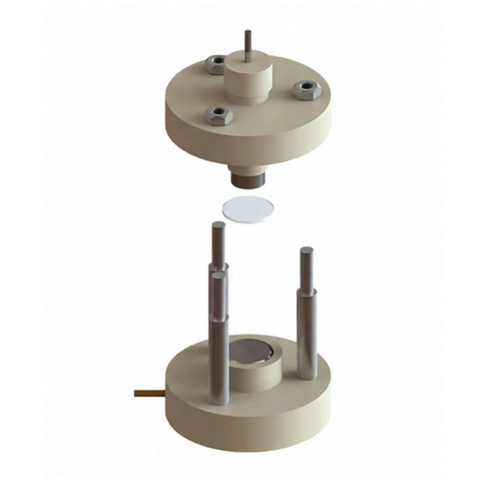 Two-Probe PEEK Split Cell for Ionic Conductivity Testing of Membranes, CMICTTPPSC