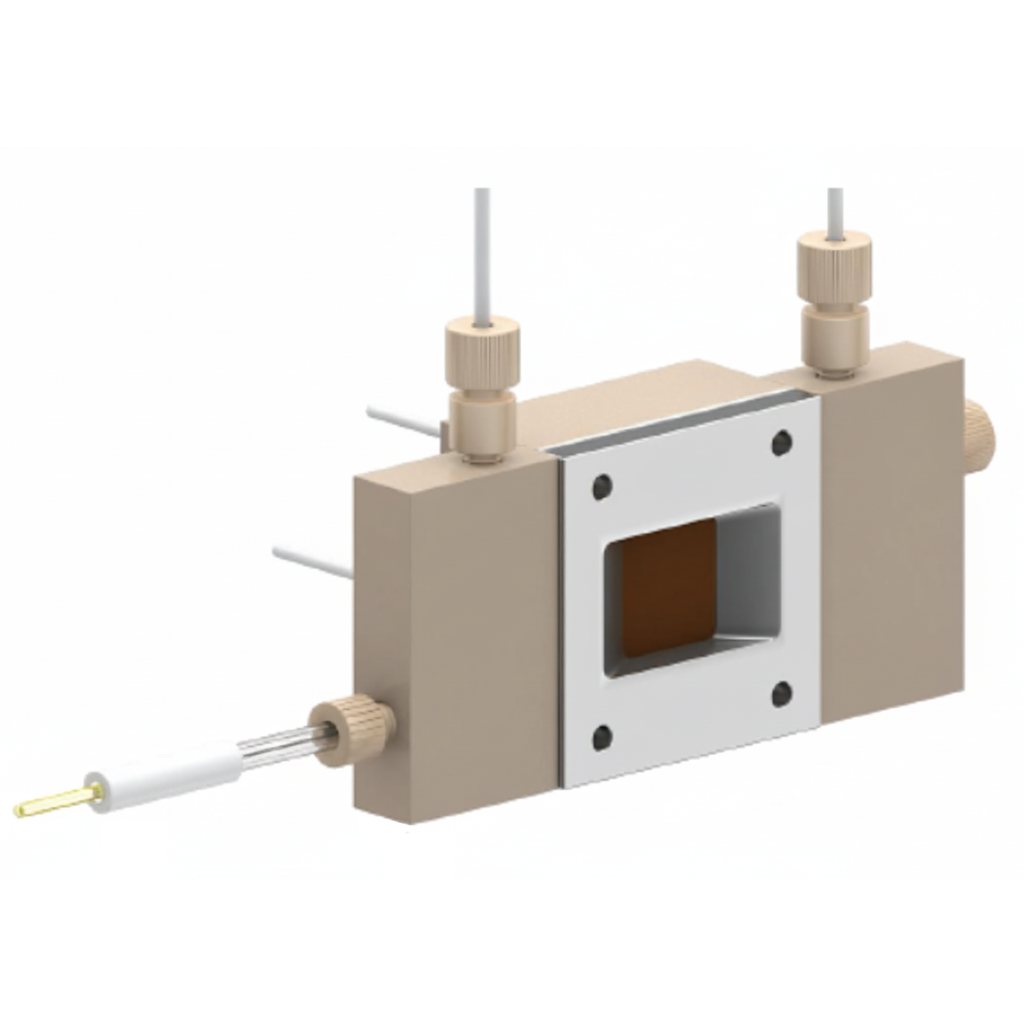 Electrochemical Flow Cell for Multifunctional (XRD+XAS+Raman) Operando Characterizations, CMOCEFC