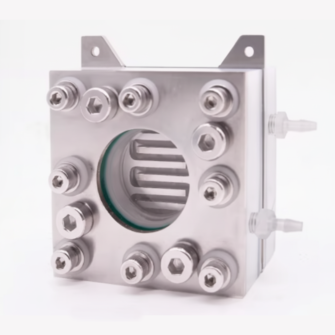 Flow Electrolyzer with Visual Quartz Window for Operando Characterizations, COCFEVQW
