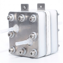 Organic Redox Flow Battery Testing Cell with Ti Bipolar Plates and Serpentine Flow Channels, CORFBTCTBPSFC