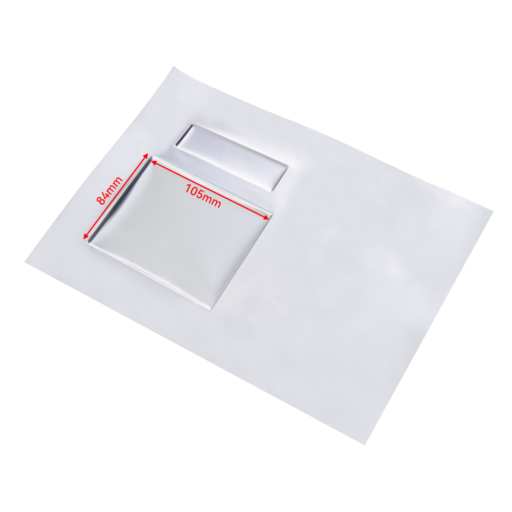 Punched Aluminum Laminated Film Sheets (Depth: 1-6 um) as Pouch Cell Cases, 25 pcs/pack, CPCCPALFS