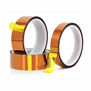 High Temperature Insulating Polyimide (PI, also Kapton) Tape Roll (L 30m * W 8-30mm * T 0.05mm) For Pouch/Cylindrical Cell, CPCCPITR