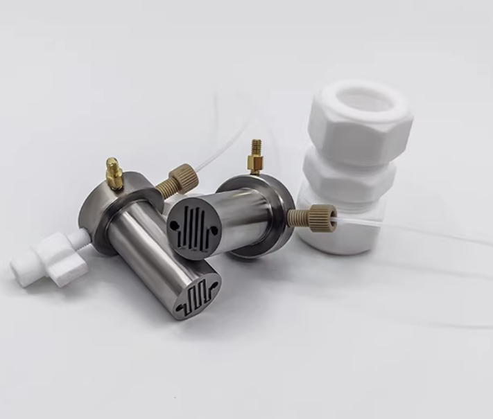 Two-Electrode Swagelok Cell (I.D.=20 mm) with Snakelike Channels for Redox Flow Battery Testing, CRFBT2ESCSC