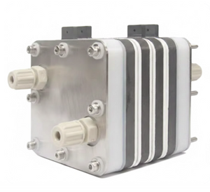 Redox Flow Battery Testing Cell Stack with Serpentine Flow Channels, CRFBTCSSFC