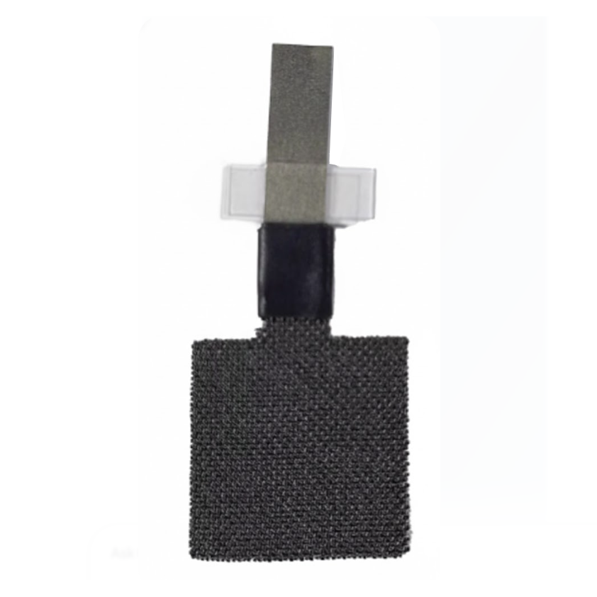 Activated Carbon (YP-50F) Electrode (20mm * 20mm) with Welded Tab for Supercapacitor, 5 pcs/pack, CSACEWT