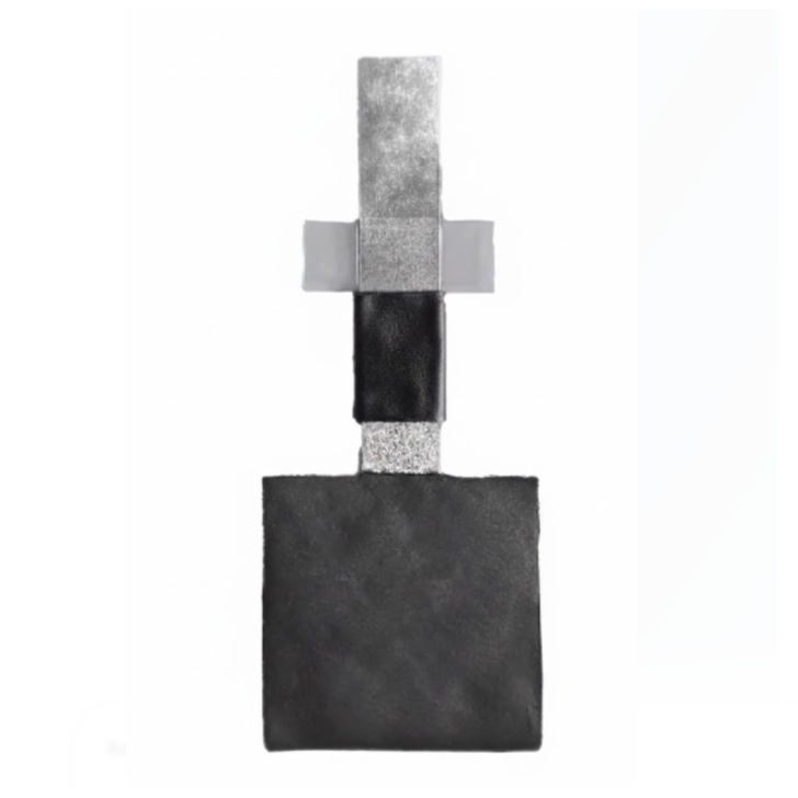 Activated Carbon (YP-50F) Electrode (20mm * 20mm) with Welded Tab for Supercapacitor, 5 pcs/pack, CSACEWT