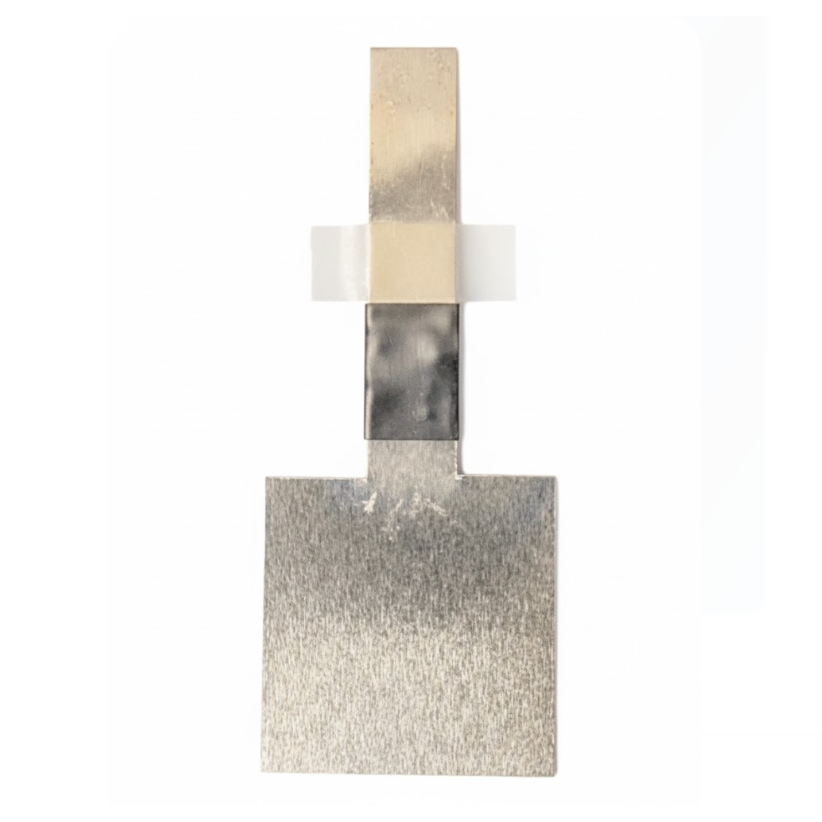 Current Collector with Welded Tab for Pairing with Supercapacitor Electrode, 5 pcs/pack, CSECCWT