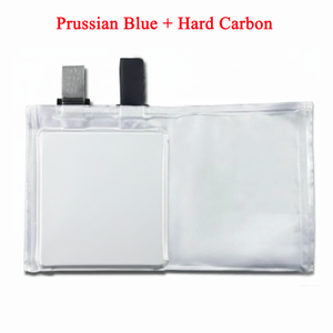Dry Pouch Cells with Prussian Blue + Hard Carbon for Sodium-Ion Battery, 1.2 Ah/pcs/pack, CSIBDPCPBHC