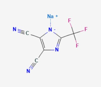 NaTDI (Sodium 4,5-Dicyano-2-(trifluoromethyl)imidazol-1-ide, >99.9%) Powder as Electrolyte Salt for Sodium-Ion Battery, 25-100 g/bottle, CSIBESNaTDI