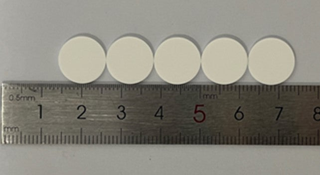 NZSPO (Na3Zr2Si2PO12) Pellet (D=12 mm, T=1.0 mm) as Solid-State Electrolyte for Sodium-Ion Battery, 1 pcs/pack, CSIBSSEPNZSPO
