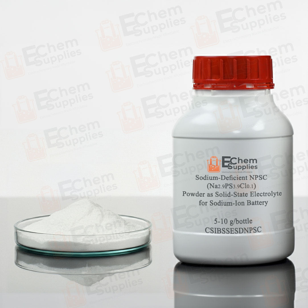 Sodium-Deficient NPSC (Na2.9PS3.9Cl0.1) Powder as Solid-State Electrolyte for Sodium-Ion Battery, 5-10 g/bottle, CSIBSSESDNPSC