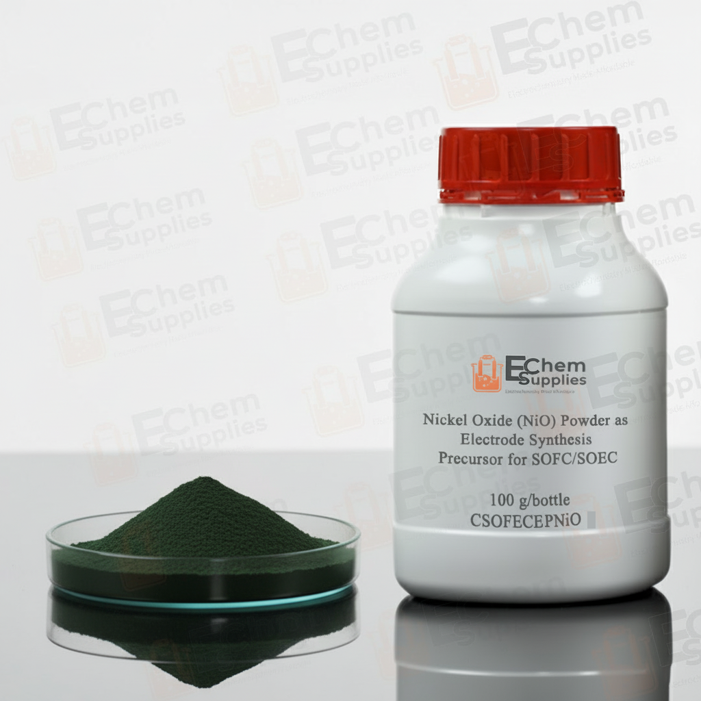 Nickel Oxide (NiO, >99.9%) Powder as Electrode Precursor for SOFC/SOEC, 100 or 500 g/bottle, CSOFECEPNiO