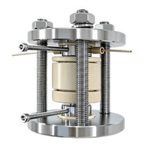 Split Cell (I.D. = 10 mm, PEEK & Ceramic) for Operando EC-MS (or DEMS) Characterization of Solid-State Battery, CSSBMSSP