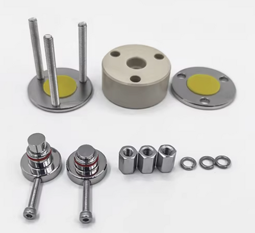 Economic Two-Electrode Split Cell (I.D.= 10 mm) with Jig Fixture for Solid-State Battery Testing, CSSBT2ESCJF