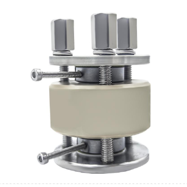 Economic Two-Electrode Split Cell (I.D.= 10 mm) with Jig Fixture for Solid-State Battery Testing, CSSBT2ESCJF
