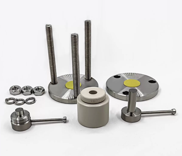 Ultrahigh Airtightness Two-Electrode Split Cell (I.D.= 10 mm) with Jig Fixture for Solid-State Battery Testing, CSSBTUA2ESCJF