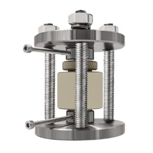 Ultrahigh Airtightness Two-Electrode Split Cell (I.D.= 10 mm) with Jig Fixture for Solid-State Battery Testing, CSSBTUA2ESCJF