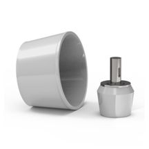 Milling Jars (2 L) for Automatic Mortar Mill, EFLAAMMMJ2000