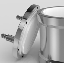 500 mL Vacuum Milling Jars for Large High-Energy Planetary Ball Mill- EFLAVMJ500