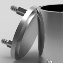 500 mL Vacuum Milling Jars for Large High-Energy Planetary Ball Mill- EFLAVMJ500