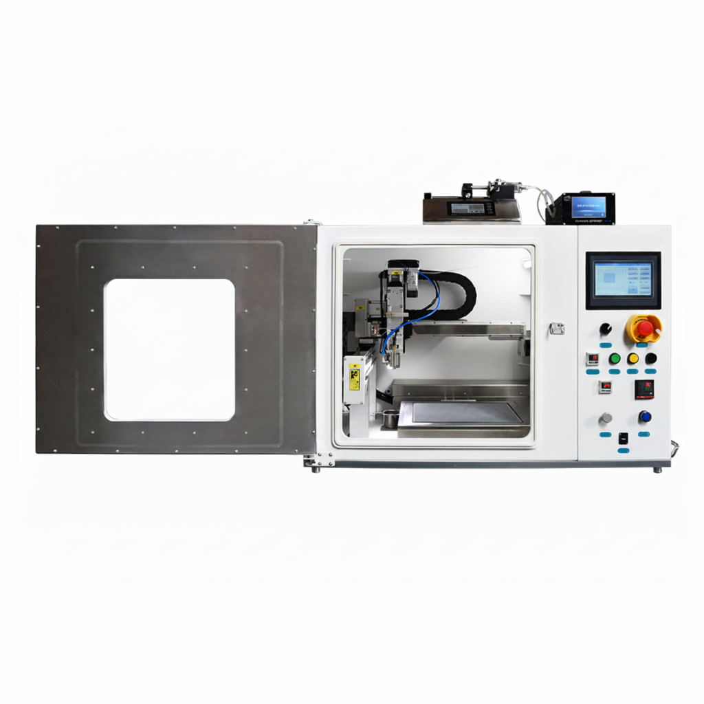 ECS-FL Sealed Programmable Ultrasonic Spray Coater (Max. 300*300 mm), EFLSPUSC
