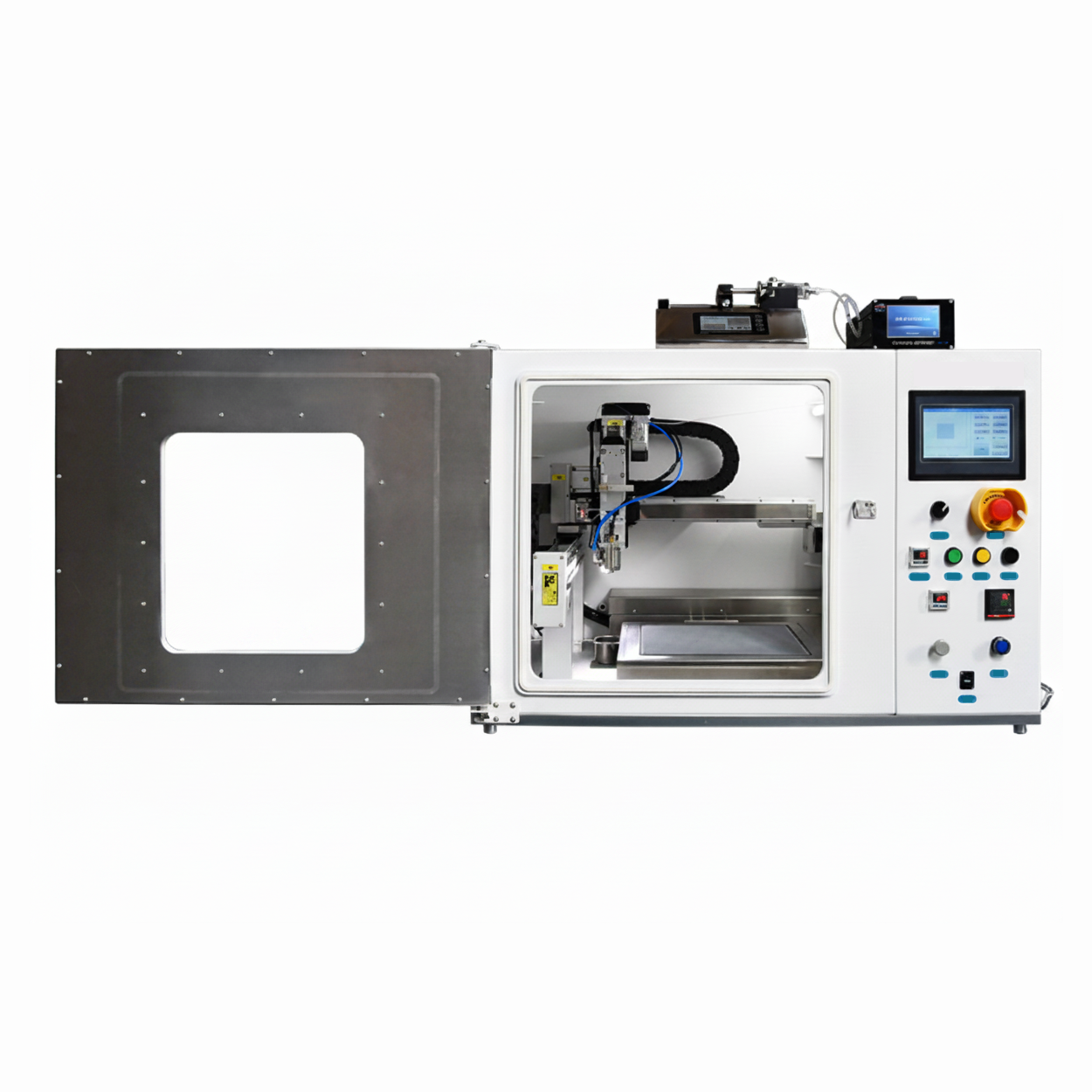 ECS-FL Sealed Programmable Ultrasonic Spray Coater (Max. 300*300 mm), EFLSPUSC