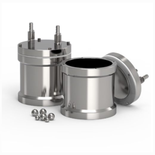 250 mL Vacuum Milling Jars for High-Energy Planetary Ball Mill- EFMAVMJ250