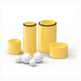 Milling Jars (10 mL) for High-Throughput Nano High-Energy Vibratory Ball Mill, EFSAHTNOHEVBMMJ10