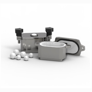 Milling Jars (125 mL) for Nano High-Energy Vibratory Ball Mill, EFSANOHEVBMMJ125