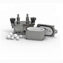 Vacuum Milling Jars (125 mL) for Nano High-Energy Vibratory Ball Mill, EFSANOHEVBMVMJ125