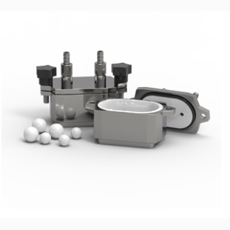 Vacuum Milling Jars (125 mL) for Nano High-Energy Vibratory Ball Mill, EFSANOHEVBMVMJ125