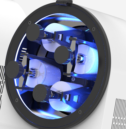 ECS-FS Horizontal Mini Planetary Ball Mill (1000 rpm, 4*100 mL), (Ar-Filled Glovebox-Compatible)- EFSHMPBM