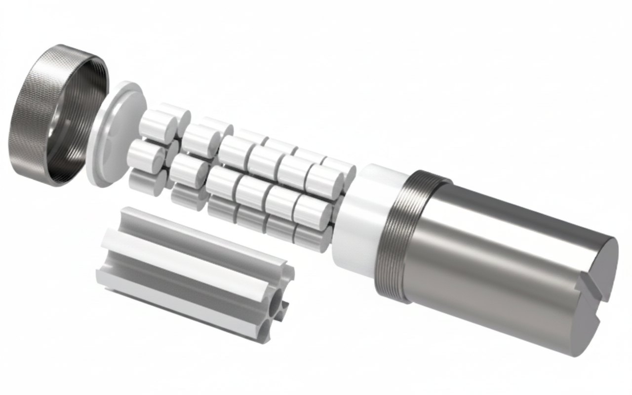ECS-FS Single Jar Mini Rolling Ball Mill (1800 rpm, 100 mL), EFSSJMRBM