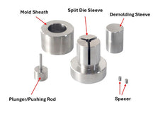 ECS-HC A-Series Round Split Dry Pellet Pressing Die (Φ3-10 mm), EHCARSDPPD