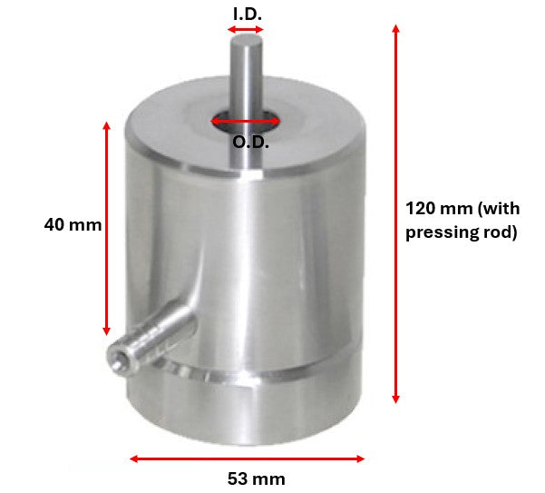 ECS-HC A-Series Ring-Type Dry Pellet Pressing Die (3-40 mm), EHCARTDPPD