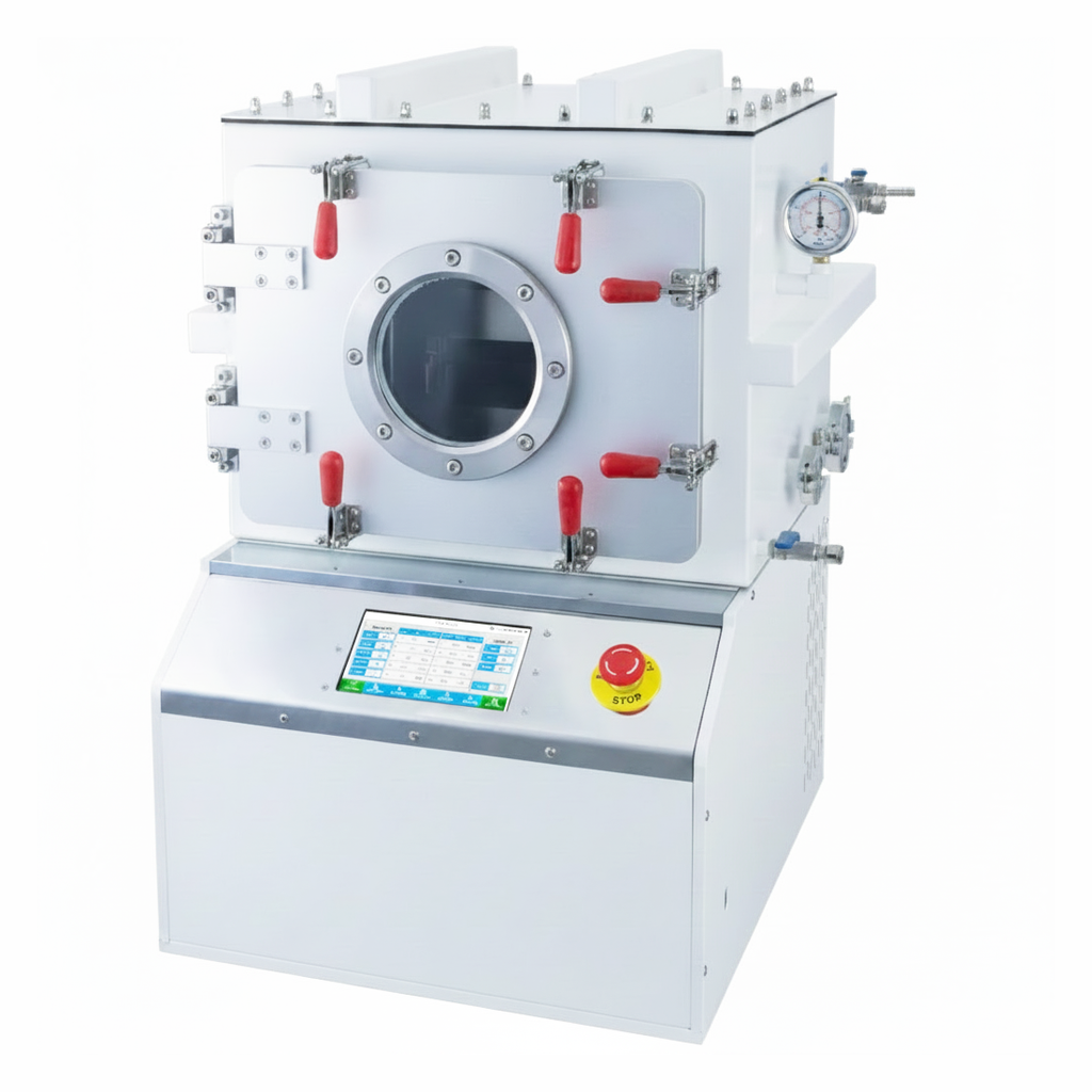 ECS-HC Automatic Vacuum Hot Press (300℃, 20-30T, 200*200 or 300*300 mm) for Electrode Lamination, EHCELAVHP