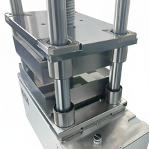 ECS-HC Medium Manual Hydraulic Plate Press (300 or 500℃, 30T, 200*200 mm) for Electrode Lamination (Split-Type for Glovebox), EHCELMMHPP