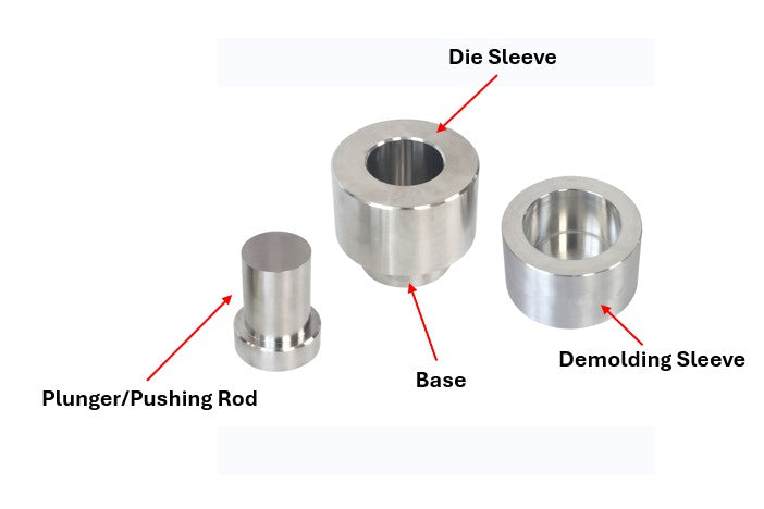 ECS-HC E-Series Round Dry Pellet Pressing Die (Φ41-70 mm), EHCERDPPD
