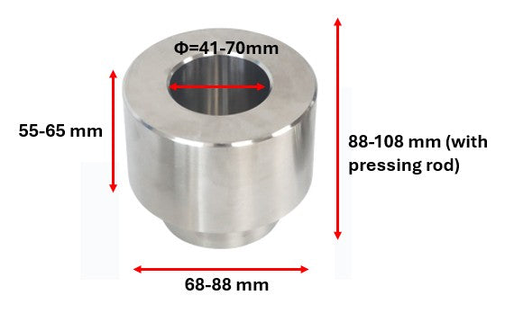 ECS-HC E-Series Round Dry Pellet Pressing Die (Φ41-70 mm), EHCERDPPD
