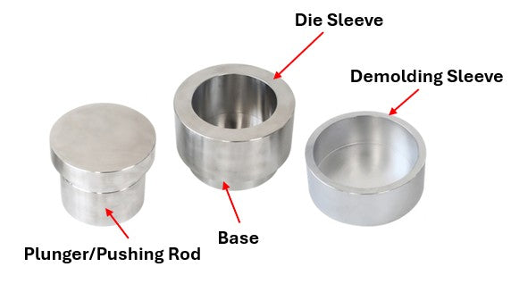 ECS-HC F-Series Round Dry Pellet Pressing Die (Φ71-100 mm), EHCFRDPPD