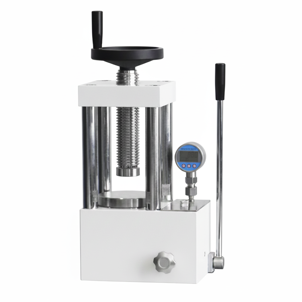 ECS-HC Manual Hydraulic Pellet Press (15-60T) with Four Pillars, EHCMHPP4P