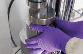 ECS-HC Split Automatic Hydraulic Pellet Press (10-60T) for Glovebox Operation, EHCSAHPPGO